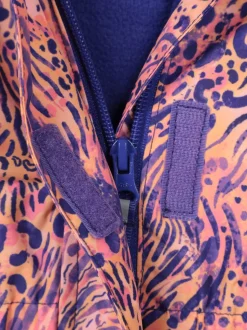 Mountain Warehouse Pink Cloud Printed All in One Waterproof Snowsuit