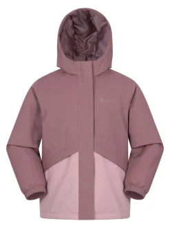 Mountain Warehouse Pink Cyclone Kids Waterproof Padded Jacket