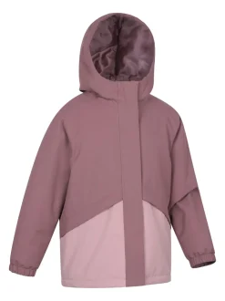 Mountain Warehouse Pink Cyclone Kids Waterproof Padded Jacket