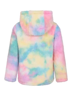 Mountain Warehouse Pink Kids Rainbow Cosy Full Zip Hoodie
