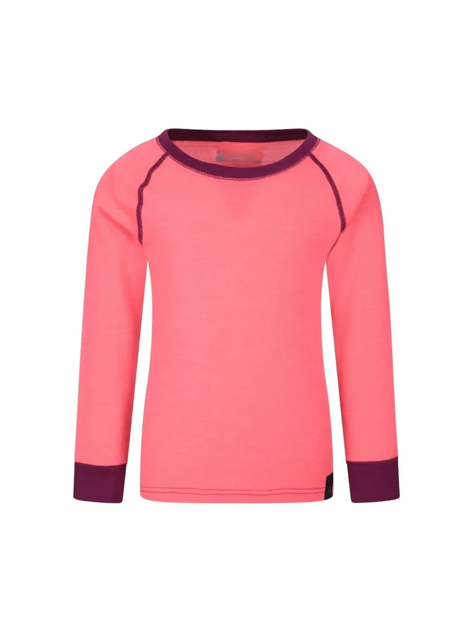 Mountain Warehouse Pink Merino II Round Neck Baselayer Top