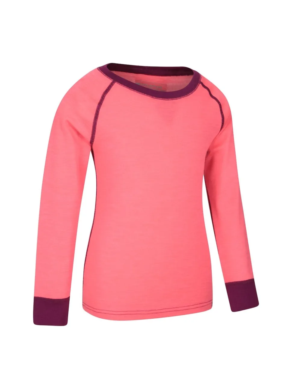Mountain Warehouse Pink Merino II Round Neck Baselayer Top