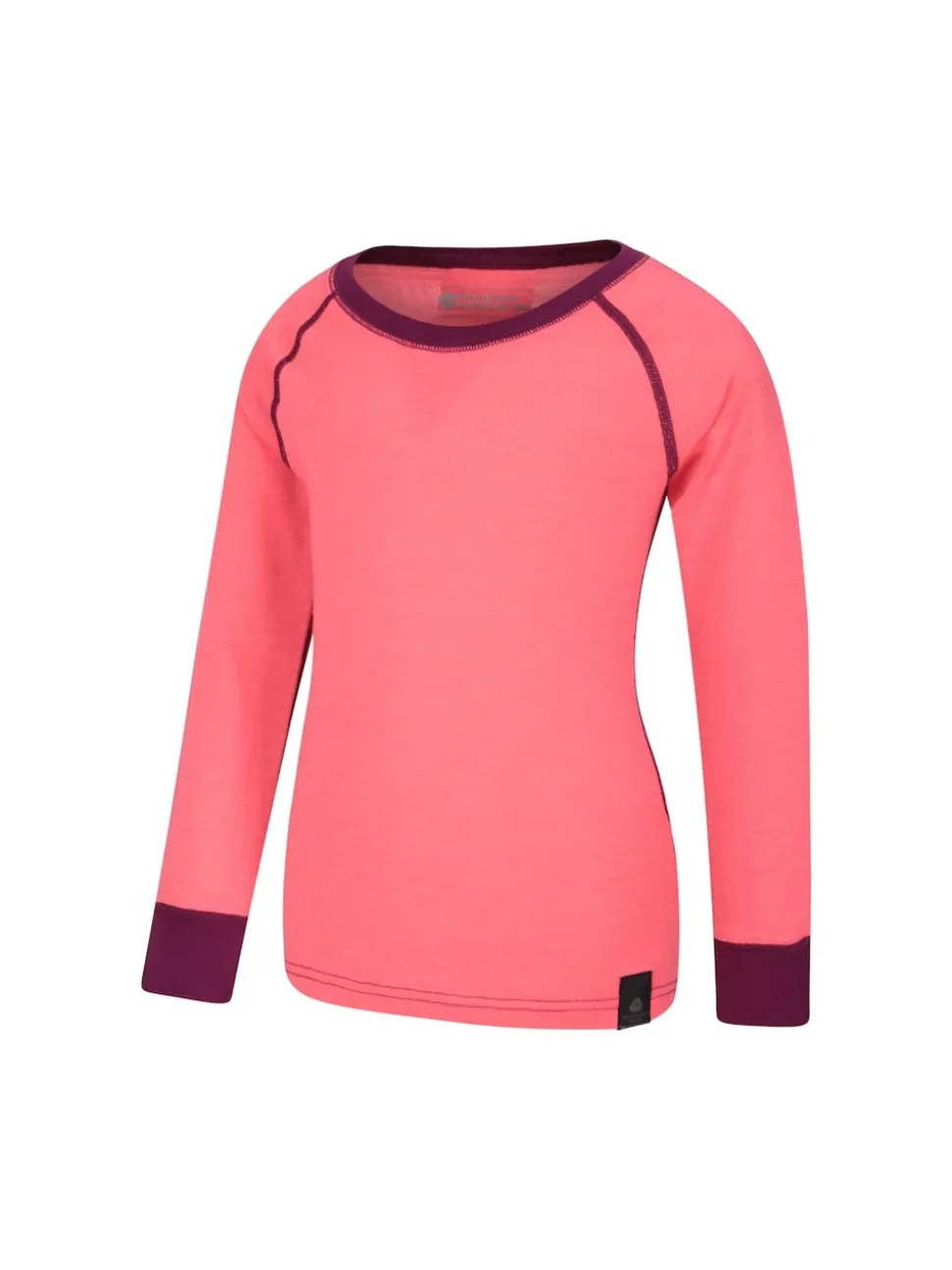 Mountain Warehouse Pink Merino II Round Neck Baselayer Top