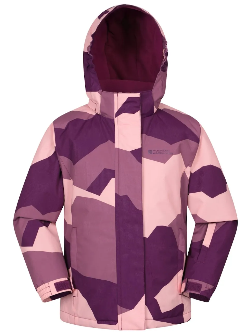 Mountain Warehouse Pink Snowdrop Printed Ski Jacket