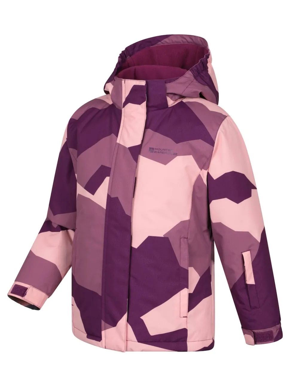 Mountain Warehouse Pink Snowdrop Printed Ski Jacket
