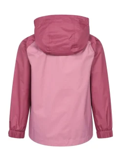 Mountain Warehouse Pink Torrent II Kids Waterproof Jacket