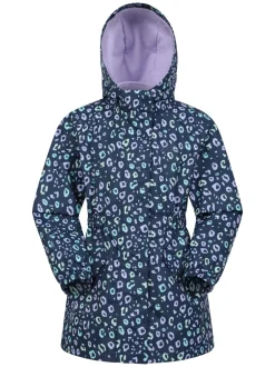 Mountain Warehouse Purple Dale Kids Lightweight Waterproof Jacket