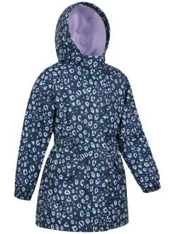 Mountain Warehouse Purple Dale Kids Lightweight Waterproof Jacket