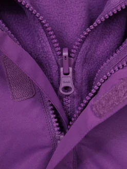 Mountain Warehouse Purple Fell Water-Resistant 3 In 1 Jacket