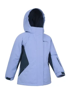 Mountain Warehouse Purple Fleece Lined Snow Ski Jacket And Trousers Set