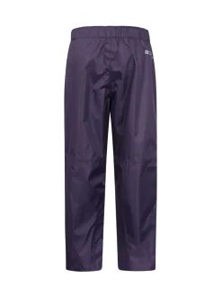 Mountain Warehouse Purple Kids Spray Waterproof Trousers