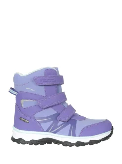 Mountain Warehouse Purple Kids Slope Softshell Snow Boots