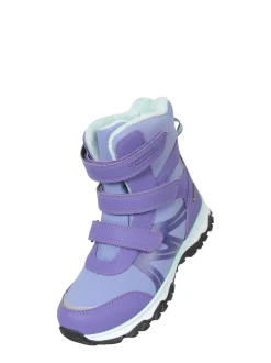 Mountain Warehouse Purple Kids Slope Softshell Snow Boots