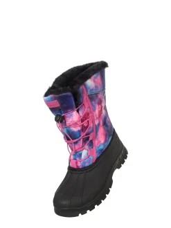 Mountain Warehouse Purple/Pink Whistler Sherpa Lined Snow Boots
