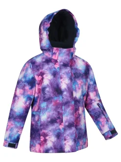 Mountain Warehouse Purple Snowdrop Printed Ski Jacket