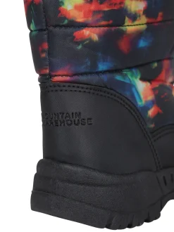 Mountain Warehouse Red Caribou Printed Snow Boots
