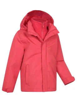 Mountain Warehouse Red Fell Water-Resistant 3 In 1 Jacket