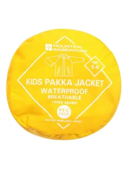 Mountain Warehouse Yellow Pakka II Waterproof Jacket