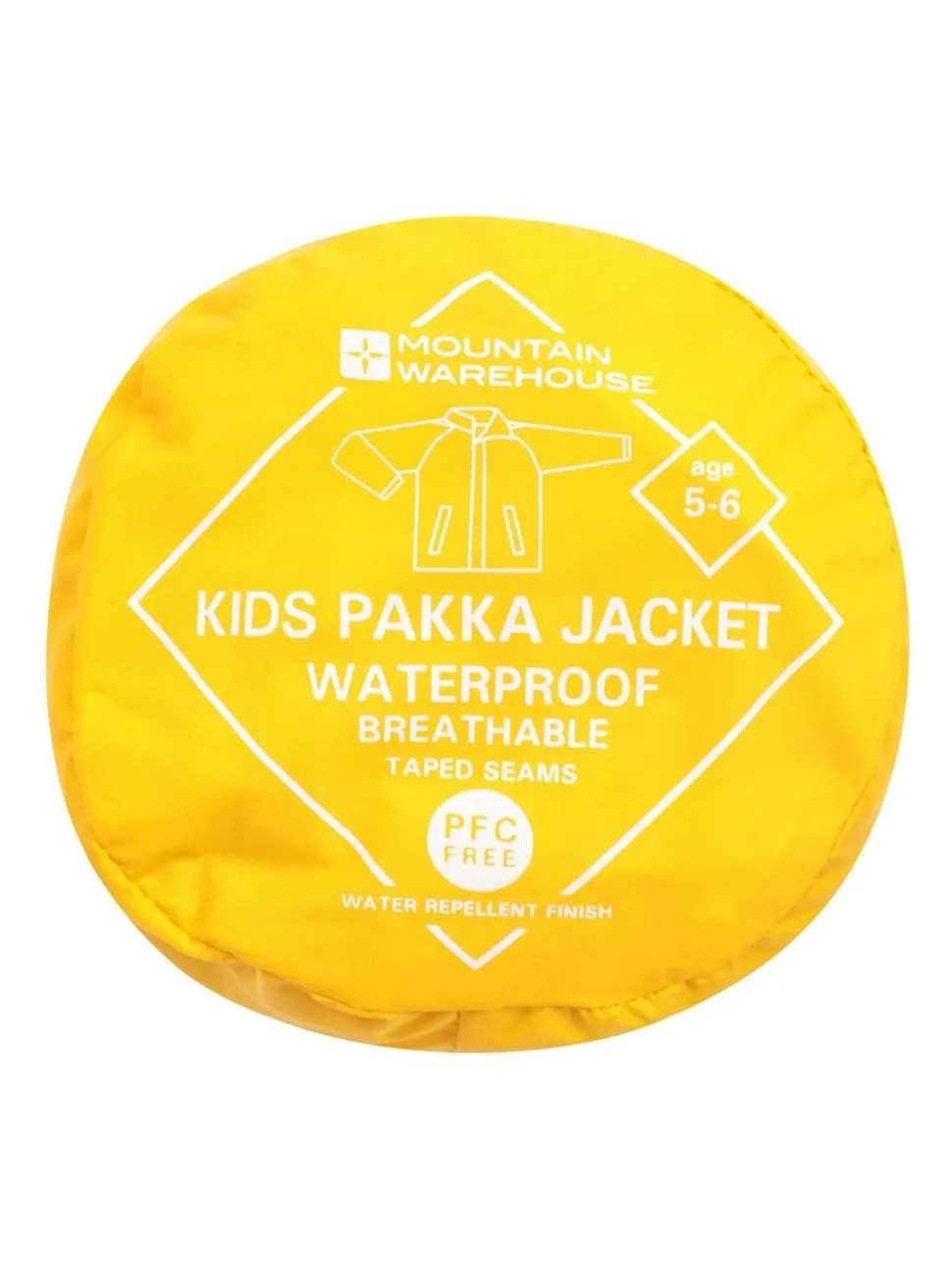 Mountain Warehouse Yellow Pakka II Waterproof Jacket