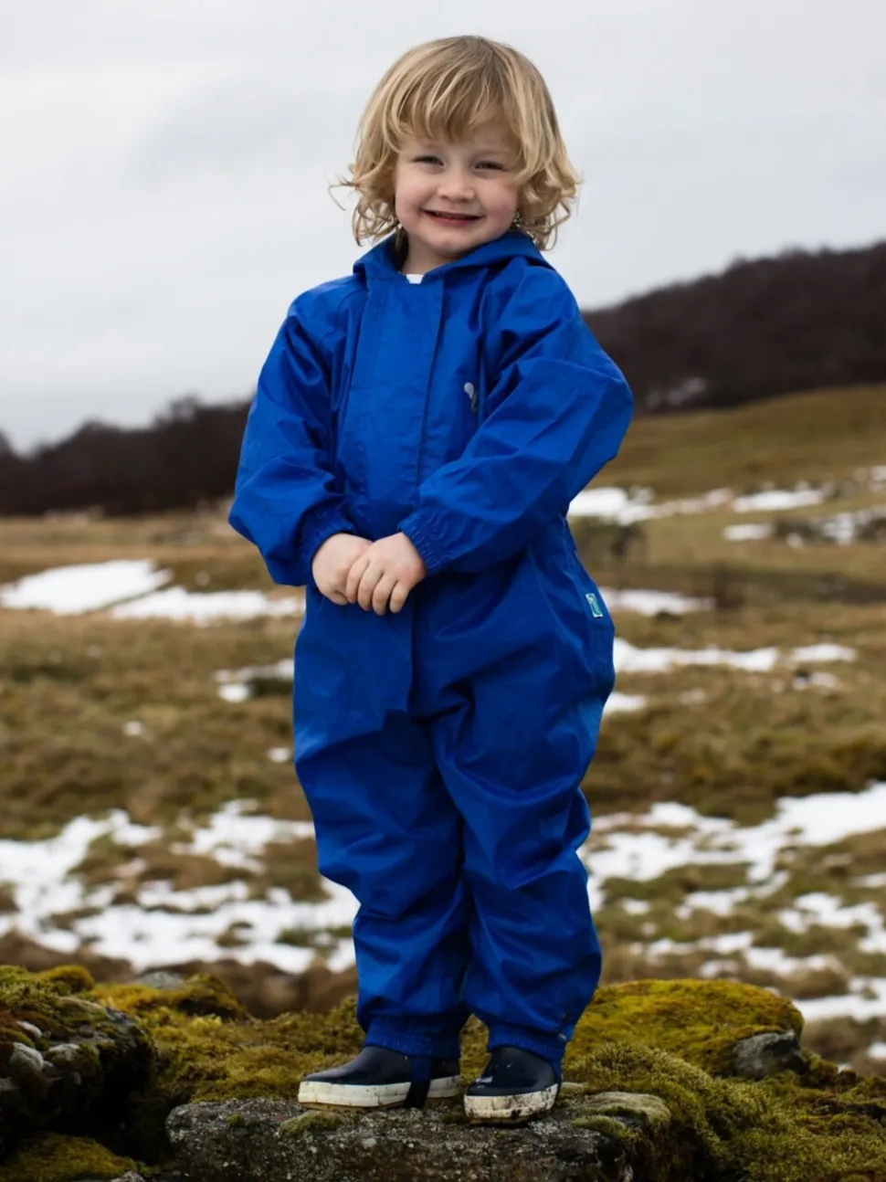Muddy Puddles Blue Originals Waterproof All-In-One Puddlesuit