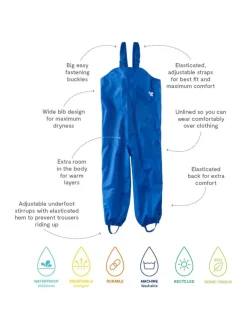 Muddy Puddles Blue Originals Waterproof Dungarees