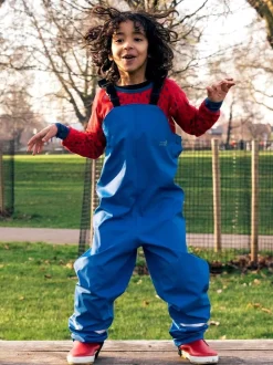 Muddy Puddles Blue Rainy Day Waterproof Dungarees