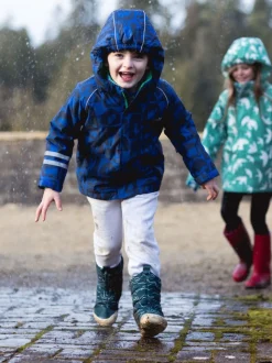Muddy Puddles Blue Waterproof Kids Ski Jacket
