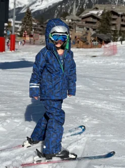 Muddy Puddles Blue Waterproof Kids Ski Jacket