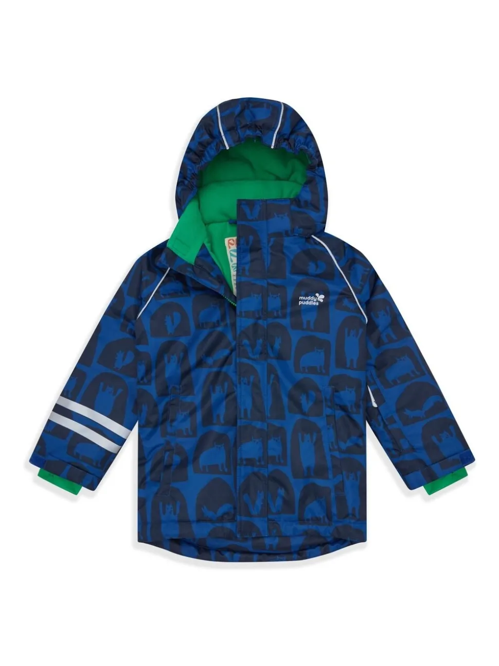 Muddy Puddles Blue Waterproof Kids Ski Jacket