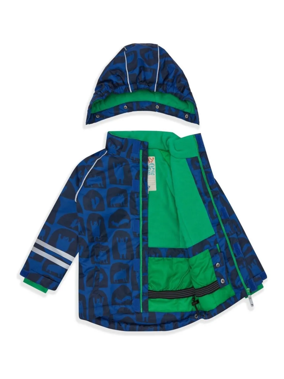 Muddy Puddles Blue Waterproof Kids Ski Jacket