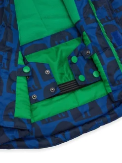 Muddy Puddles Blue Waterproof Kids Ski Jacket