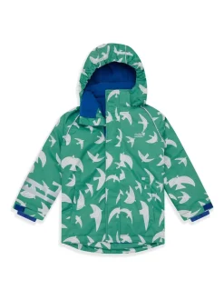Muddy Puddles Green Waterproof Kids Ski Jacket