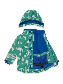 Muddy Puddles Green Waterproof Kids Ski Jacket
