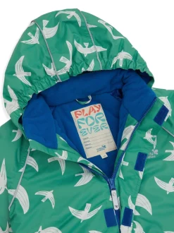 Muddy Puddles Green Waterproof Kids Ski Jacket