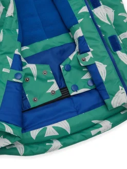 Muddy Puddles Green Waterproof Kids Ski Jacket