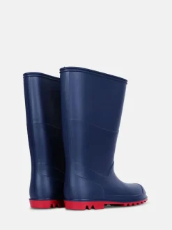 Muddy Puddles Navy Blue Classic Waterproof Wellies
