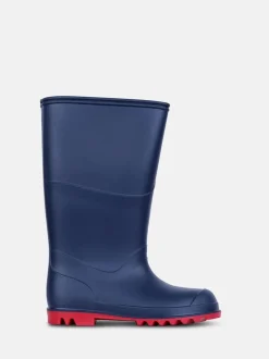 Muddy Puddles Navy Blue Classic Waterproof Wellies