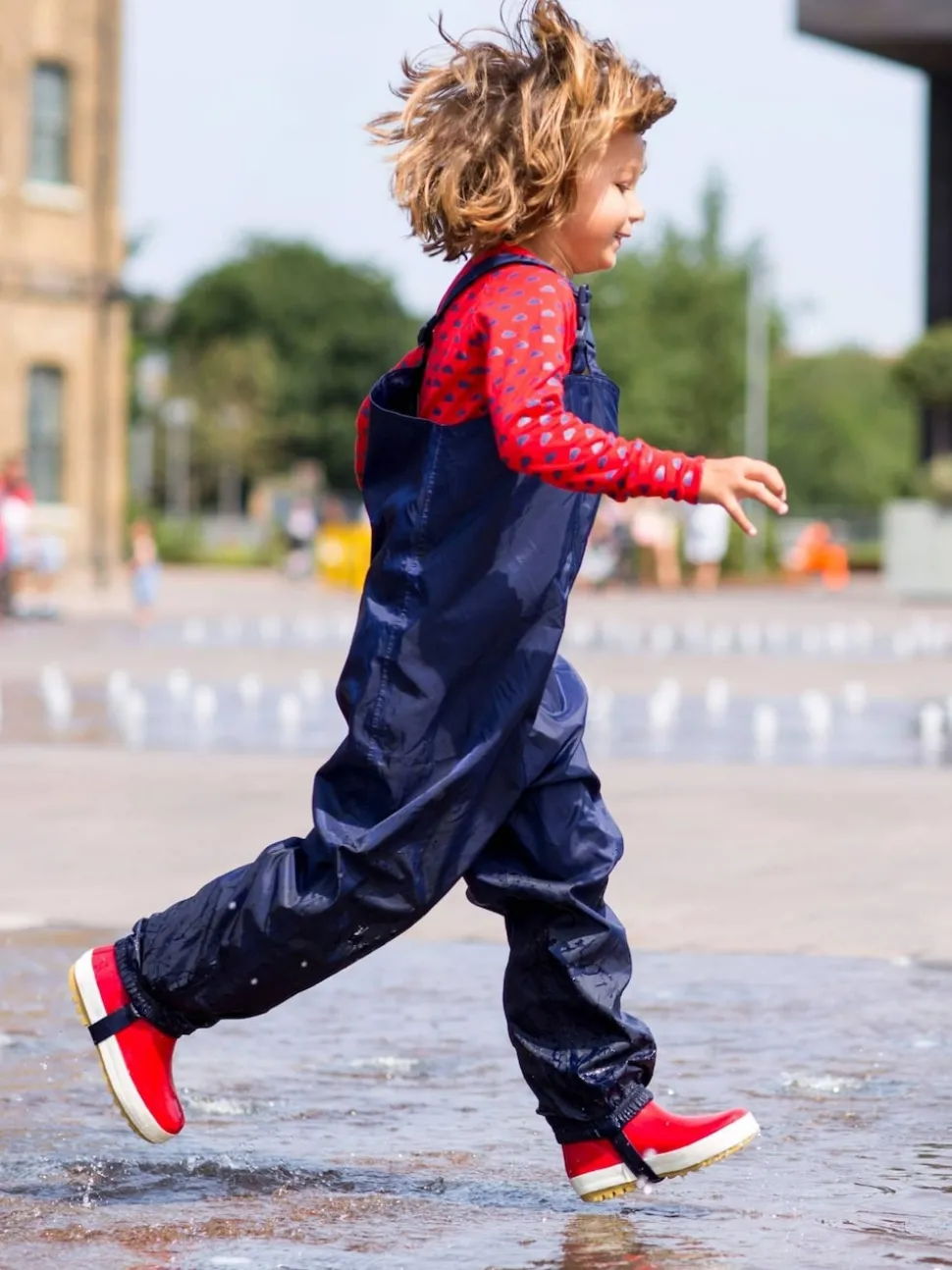 Muddy Puddles Navy Blue Originals Waterproof Dungarees