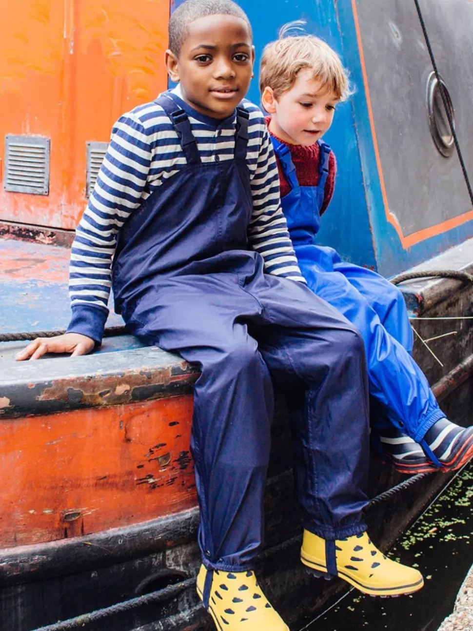 Muddy Puddles Navy Blue Originals Waterproof Dungarees