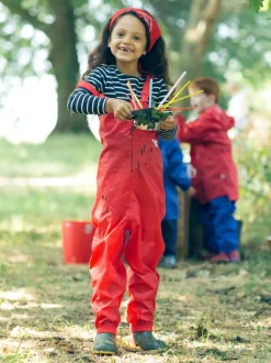 Muddy Puddles Red Originals Waterproof Dungarees