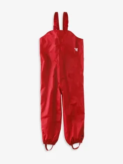 Muddy Puddles Red Originals Waterproof Dungarees
