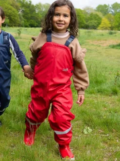 Muddy Puddles Red Waterproof Insulated Puddleflex Dungarees