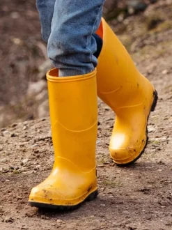 Muddy Puddles Yellow Classic Waterproof Wellies