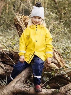Muddy Puddles Yellow Rainy Day Waterproof Jacket