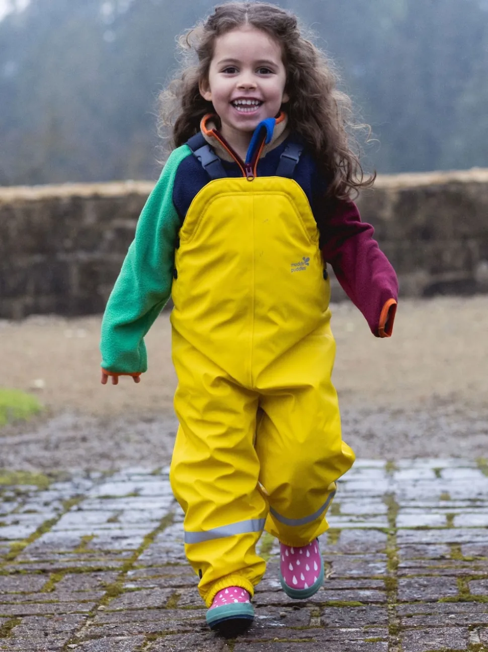 Muddy Puddles Yellow Waterproof Insulated Puddleflex Dungarees