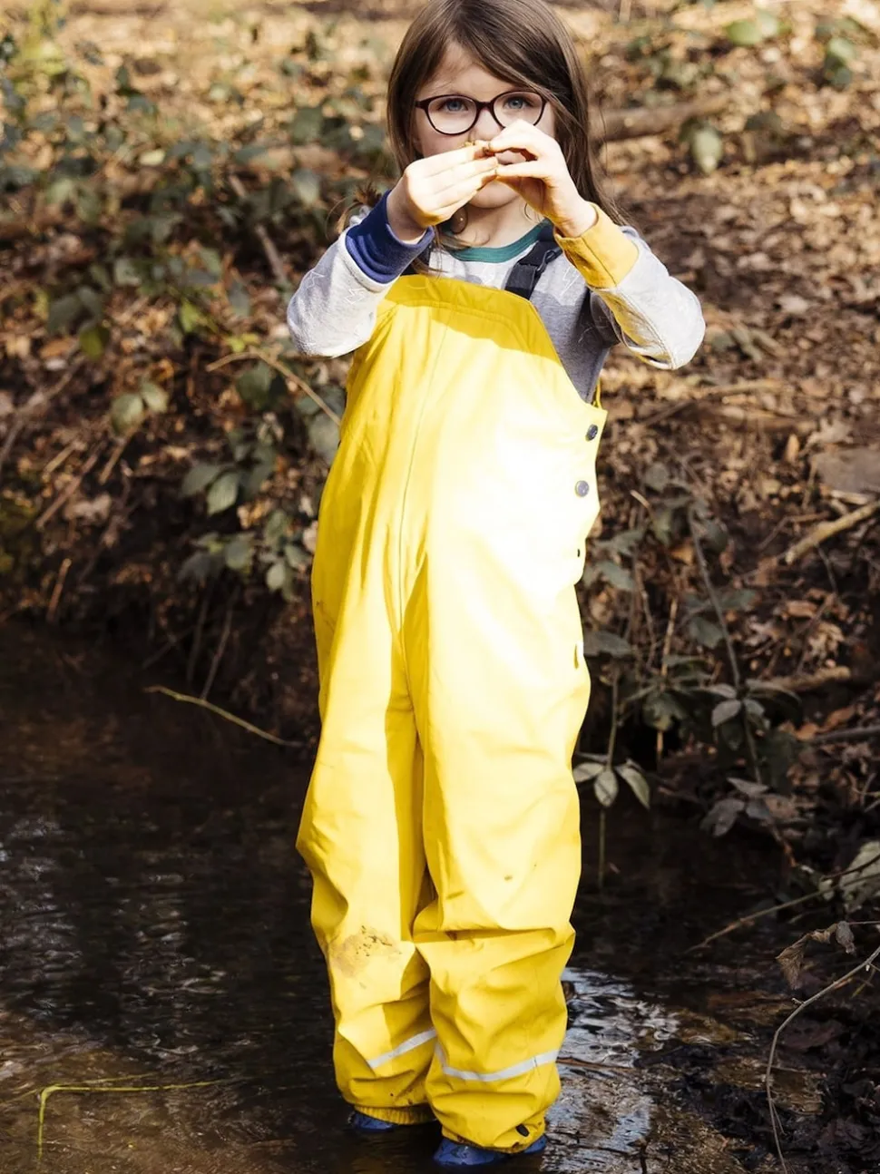 Muddy Puddles Yellow Waterproof Insulated Puddleflex Dungarees