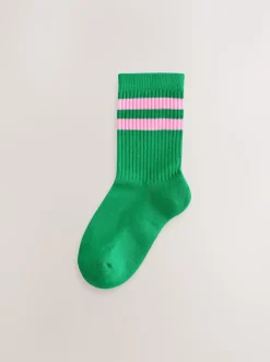 Multi Cotton Rich Cushioned Sole Ankle Socks 4 Pack