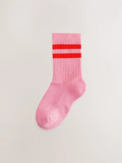 Multi Cotton Rich Cushioned Sole Ankle Socks 4 Pack