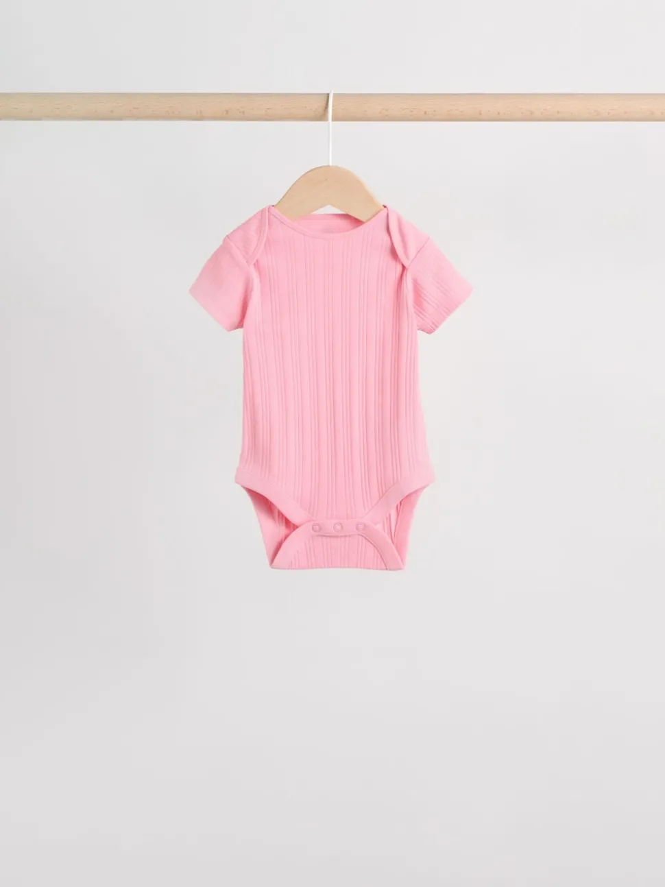 Multi Pastel 5 Pack Short Sleeve Baby Bodysuits