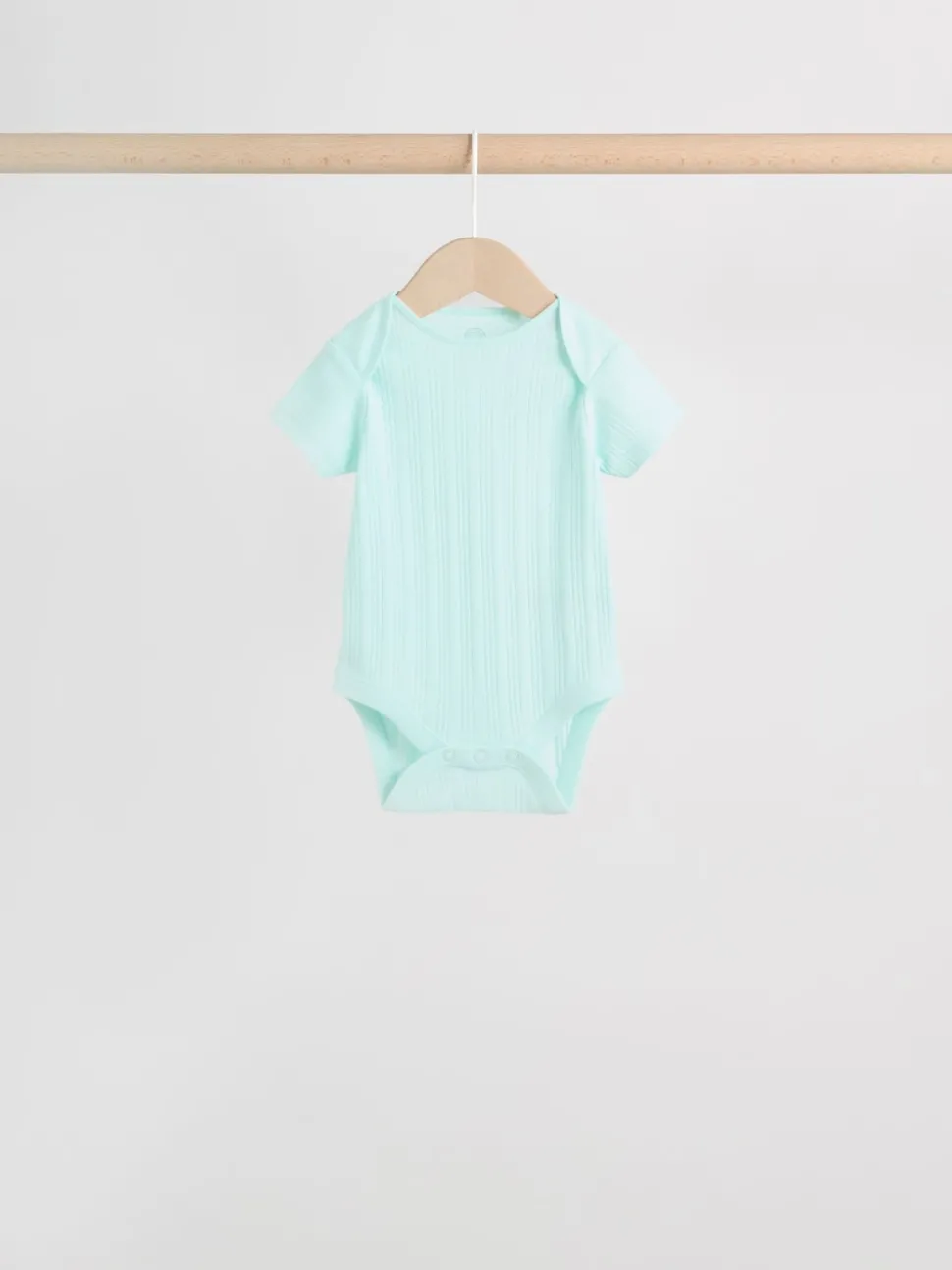Multi Pastel 5 Pack Short Sleeve Baby Bodysuits